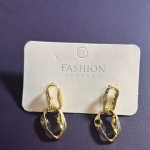 Fashion Jewelry Gold-Tone Earrings